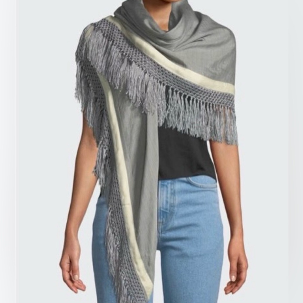 Rag & Bone silk–wool poncho NWT - Picture 1 of 6